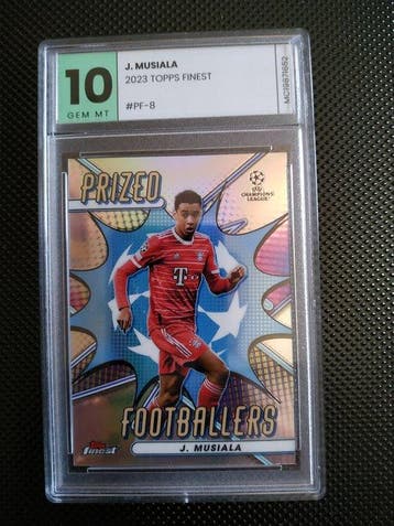 Topps Topps Finest Jamal Musiala, Franz Beckenbauer, Lennart, Nieuw