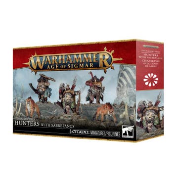 Ogor Mawtribes Hunters with Sabrefangs (warhammer nieuw), Hobby en Vrije tijd, Wargaming, Ophalen of Verzenden, Nieuw