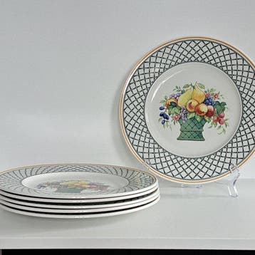 Villeroy & Boch - Bord (6) - Basket - Vitroporzellan -, Antiek en Kunst