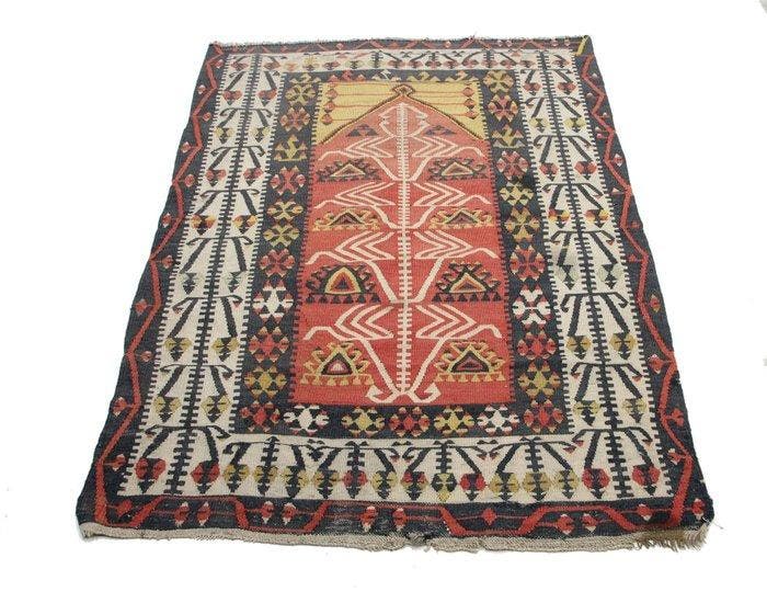 Kelim Antik Erzrum - Vloerkleed - 160 cm - 100 cm -, Huis en Inrichting, Stoffering | Tapijten en Vloerkleden