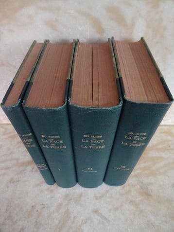 Ed. Suess - La Face de la Terre - 1921-1924