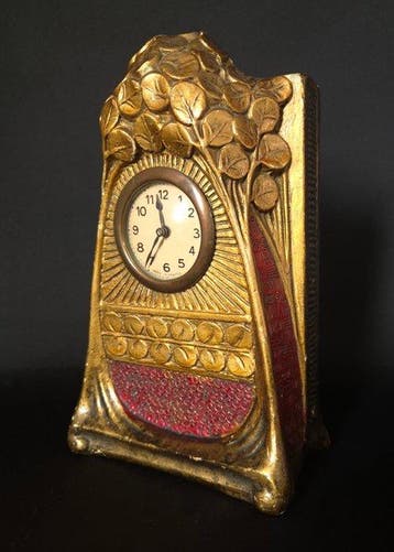 Klok Vienne Sécession - Art nouveau stuc - 1900-1910 -, Antiek en Kunst