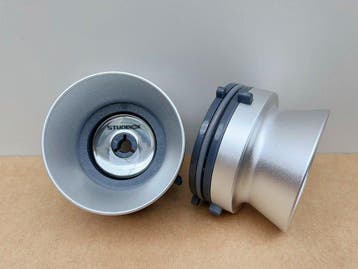 Universal - NAB aluminium -naafadapter zilver-