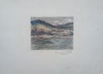 Louis Van Engelen (1856-1940) - Pointillistisch landschap -