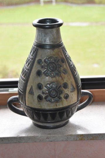 Poteries de Bouffioulx - Dubois - Vaas - Azteekse vaas -