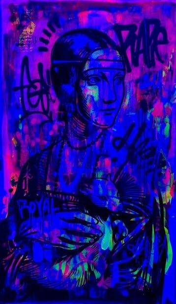 LACRISS (1990) - “ The Rare Lady Neon Underground ” - 1/1
