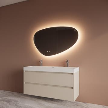 Badmeubelset BWS Riga Met Lako Wastafel Wit 120 cm Kasjmier, Ophalen of Verzenden, Nieuw, Bad