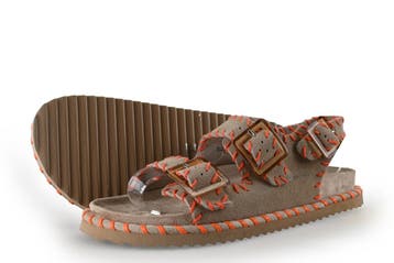 Colors of California Slippers in maat 38 Beige, Kleding | Dames, Schoenen, Slippers, Verzenden, Beige, Zo goed als nieuw