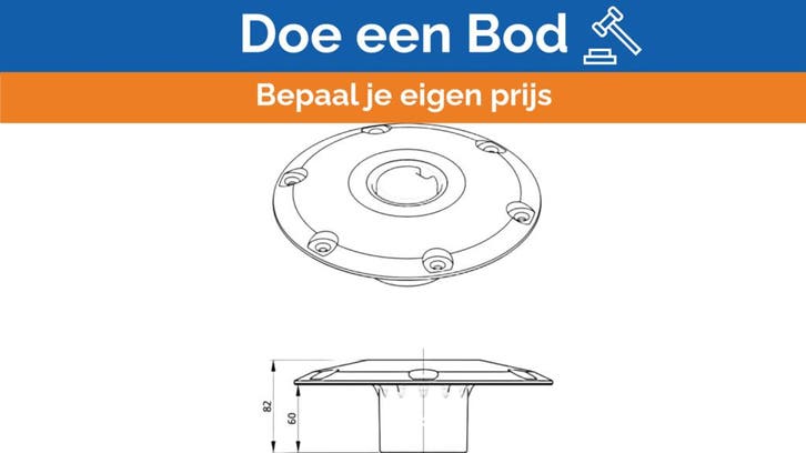 Bieden: Vetus aluminium steering support, Watersport en Boten, Bootonderdelen, Ophalen of Verzenden