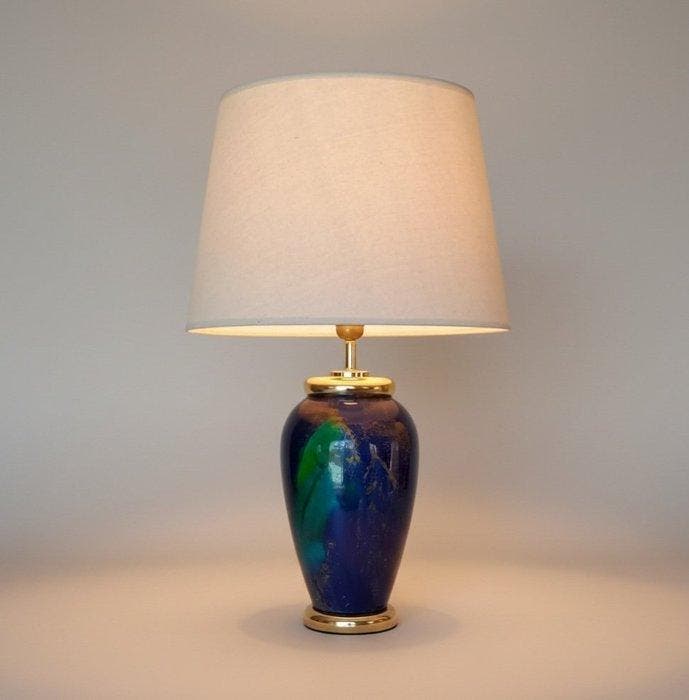 Le Dauphin - Lampe - Modèle Lagon Exclusif - Céramique,, Antiek en Kunst, Curiosa en Brocante