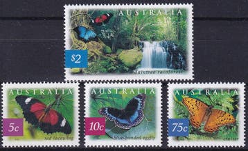 Australie - 2004 - Vlinders - Postfris, Timbres & Monnaies, Timbres | Océanie, Verzenden