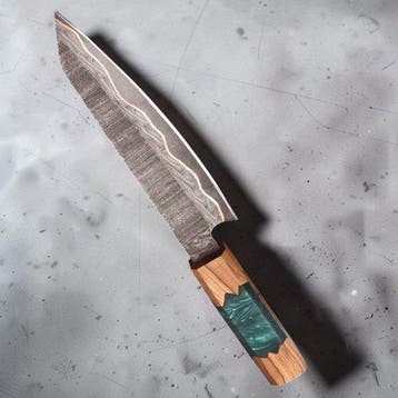 RELIC & EDGE - Keukenmes - Chefs knife - S20 - Staal, Hars,