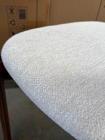 Eetkamerstoel Jade – Walnoot / Beige – NIEUW, Ophalen, Japandi, Overige kleuren, Nieuw