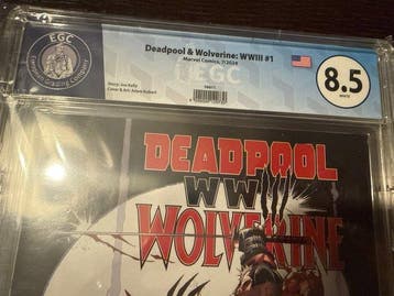 Deadpool & Wolverine: WWIII #1 + #2 + #3 - EGC 8.5 + 9.8 +, Nieuw