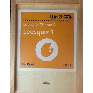 Lijn 3  Leesspel Thema 9, Leesquiz 1, Verzenden, Nieuw