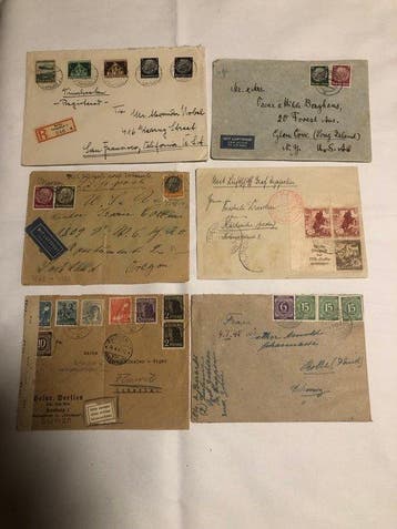 Europa 1930/1940 - Duitse Rijk & Internationale S.America, Gestempeld