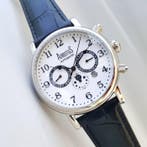 Arbutus - Automatic - CALENDAR - Sun / Moon - Sapphire - NEW, Nieuw