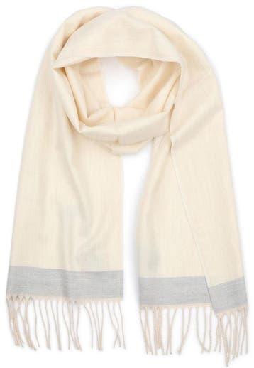 Suitable Sjaal Softfeel Ecru maat  Heren, Kleding | Heren, Mutsen, Sjaals en Handschoenen, Verzenden, Nieuw, Suitable