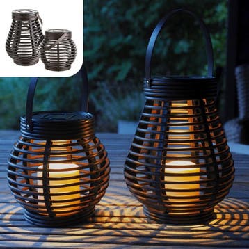2dekans | Gadgy Rotan Solar Tafellamp voor buiten - Led, Ophalen of Verzenden, Nieuw
