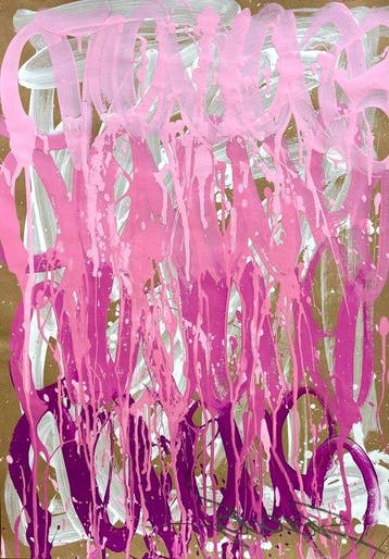 Jonone (1963) - Peinture sur papier 1/1