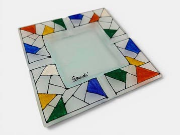 1980s Modernist design - Asbak - Glas