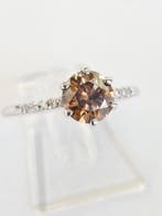 Bague de fiançailles - 14 carats Or blanc - 1.06ct. tw.