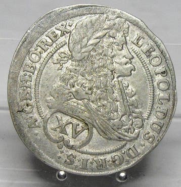 Oostenrijk. Leopold I. 15 Kreuzer 1696, Wien (Zonder