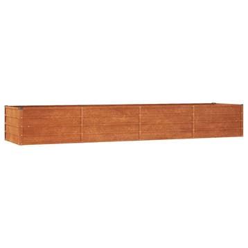 Cortenstaal Plantenbak 320x80cm | Tweede kansje, OP=OP, Tuin en Terras, Bloembakken en Plantenbakken, 100 cm of meer, Zo goed als nieuw