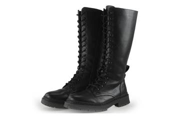 Dockers By Gerli Veterboots in maat 40 Zwart, Kleding | Dames, Schoenen, Dockers By Gerli, Verzenden, Zwart, Overige typen