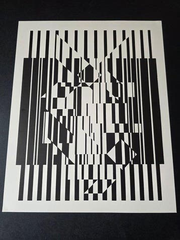 Victor Vasarely (1906-1997) - Calcis - Vasarely - Exemplaire, Antiquités & Art