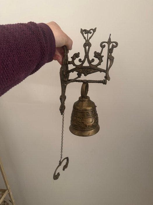 Decoratieve bel - Antiek bronzen kloosterbel - Nederland, Antiquités & Art, Antiquités | Autres Antiquités