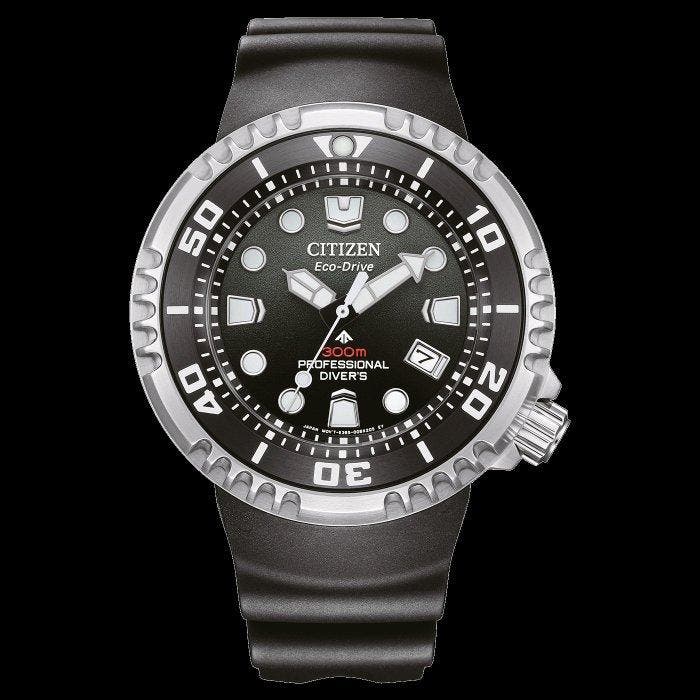 Citizen - Citizen Promaster Divers Eco Drive 300 mt Gas, Handtassen en Accessoires, Horloges | Heren