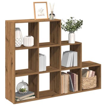 vidaXL Kamerscherm / boekenkast 137,5x29x103,5 cm hout, Verzenden, Nieuw