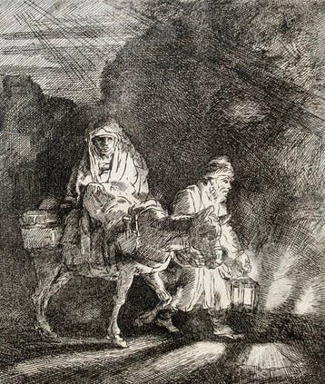 Rembrandt H van Rijn (1606-1669), by Novelli Francesco