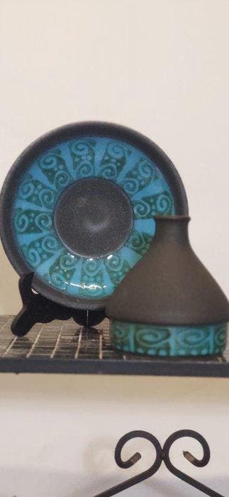 Dümler & Breiden - Vase (2) - Brutaliste - Faïence - Fat