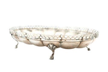 Mand - .833 zilver - Geperforeerde galerijrand