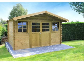 Veiling - tuinhuis Dole geimpregneerd 3880x2980x2392, Jardin & Terrasse