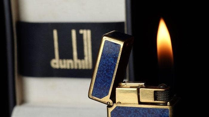 Dunill - Lapis Lazuli Pattern Rollagas Lighter - Zonder, Collections, Articles de fumeurs, Briquets & Boîtes d'allumettes