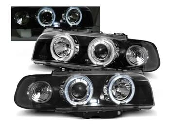 Angel Eyes koplampen Black geschikt voor BMW E38, Verzenden