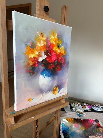 Aziz Sulaimanov - Bright Flower Bouquet