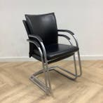 complete set 2 stuks Aspa / Klöber vergaderstoelen, zwart, Huis en Inrichting, Gebruikt, Zwart