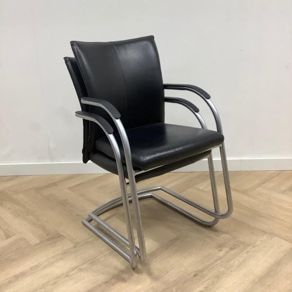 complete set 2 stuks Aspa / Klöber vergaderstoelen, zwart, Maison & Meubles, Chaises