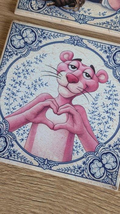 Teejo - Pop Collection - Pink P aventures - Lot de 4, Antiquités & Art, Art | Objets design