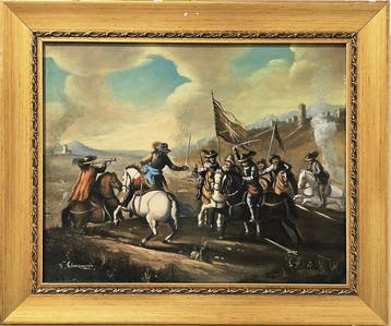 V. Simonini (XIX-XX) - Scena di battaglia