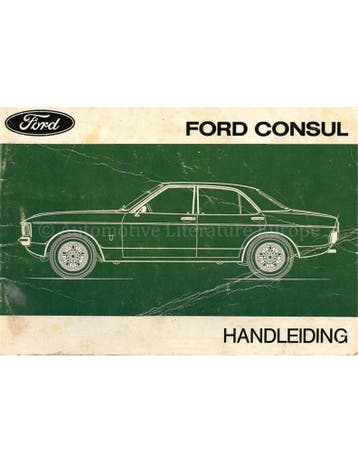 1973 FORD CONSUL INSTRUCTIEBOEKJE NEDERLANDS