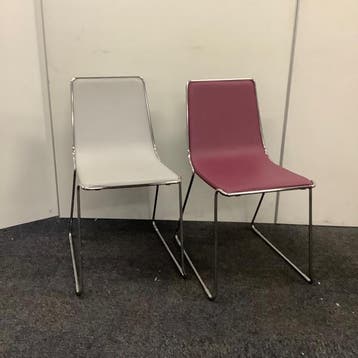 Complete set 2 stuks design Johanson Speed stoel, licht, Huis en Inrichting, Stoelen, Gebruikt