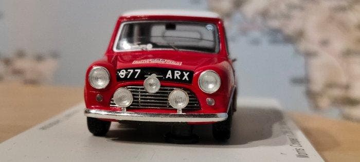 Spark 1:43 - Modelauto - Morris Cooper n°288 3rd Monte Carlo, Hobby & Loisirs créatifs, Voitures miniatures | 1:5 à 1:12