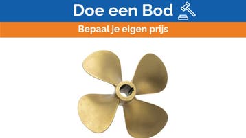 Bieden: Michigan Propellers 4-Blade Brass Propeller GL469 1, Ophalen of Verzenden, Nieuw
