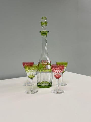 Val Saint Lambert - Service de boisson - Cristal, Antiquités & Art, Antiquités | Verre & Cristal