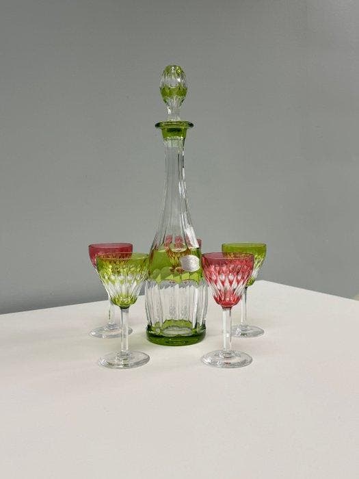 Val Saint Lambert - Service de boisson - Cristal, Antiquités & Art, Antiquités | Verre & Cristal